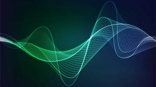 wavelength abstract image