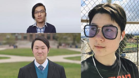 Leo Liu, Jonathan Sun and Nat Ku
