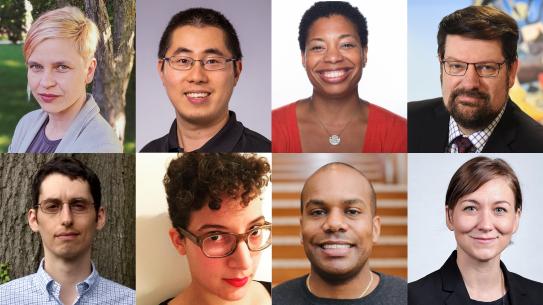 college of 8 faculty headshots
