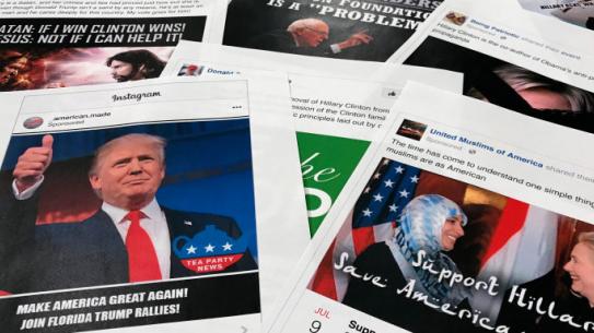 pile of online ads