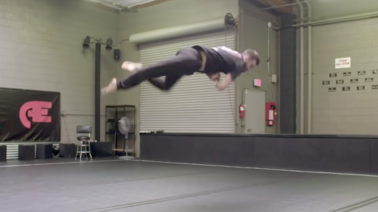 a tricker mid-air