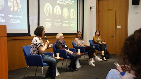 panel discussion at the ecosystem hub kick off event
