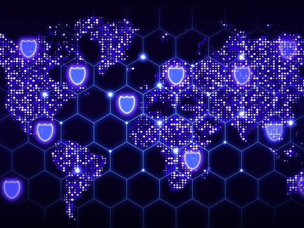 Cybersecurity World Map Cybersecurity World Map