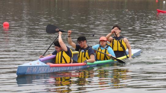 canoe in water