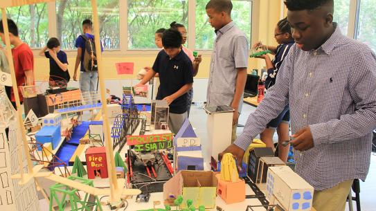 students building a smart city students building a smart city